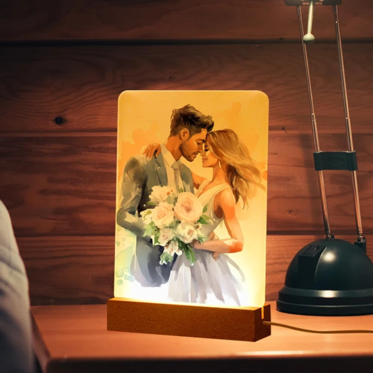 LED asztali kép